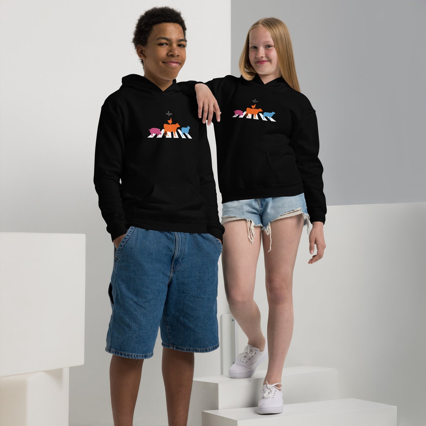 Crossover Meats crosswalk Youth heavy blend hoodie