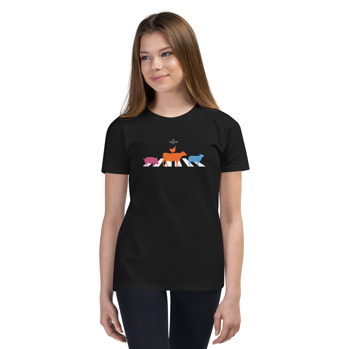 Crossover Meats Crosswalk Youth Short Sleeve T-Shirt